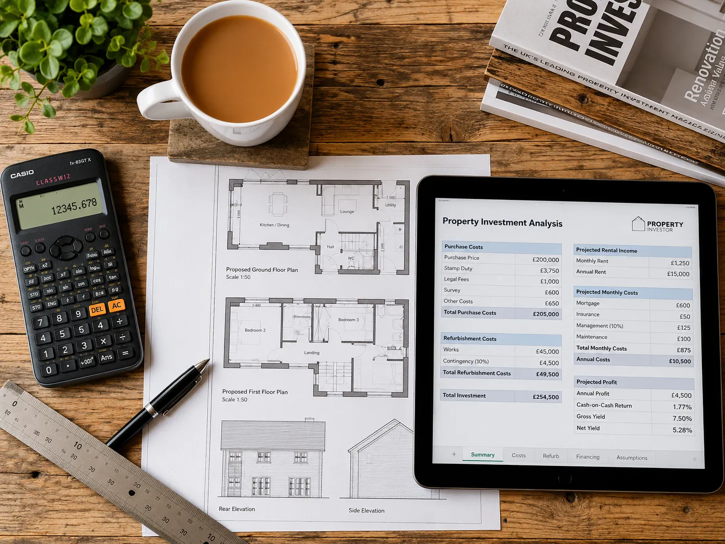 Financial planning and budgeting for a UK home renovation project